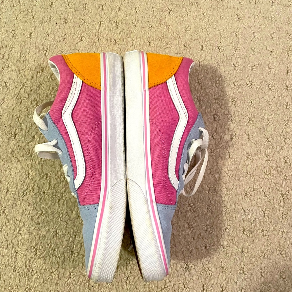NEW CONDITION RARE Color block Vans Sneakers